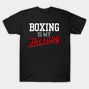 Boxing is My Therapy T-Shirt